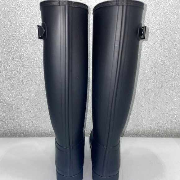 NEW HUNTER Women’s Refined Tall Rain Boots – Black - Picture 5 of 8